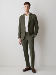 RW&CO Slim Fit Dark Green Suit Blazer