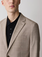 RW&CO Slim Fit Wool Check Suit Blazer