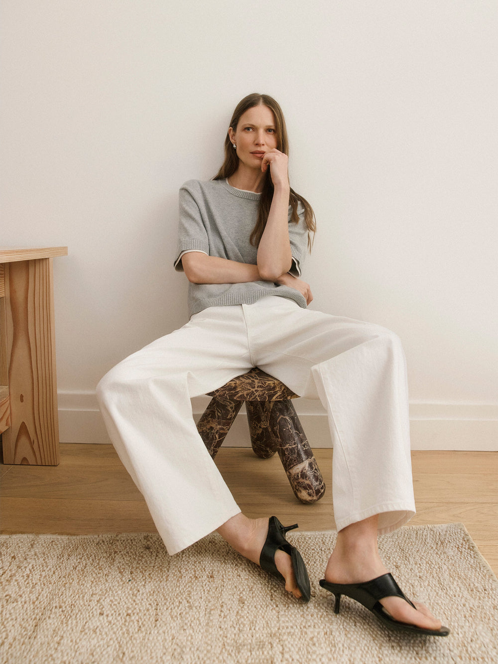 RW&CO High-Rise Barrel Jeans