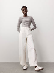 RW&CO High-Rise Barrel Jeans