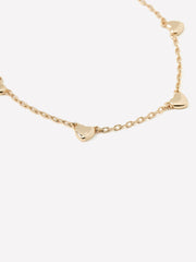 RW&CO Delicate Chain Bracelet with Hearts