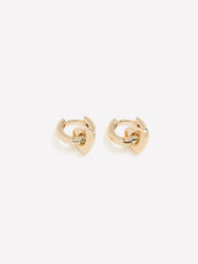 RW&CO 2-in-1 Hoops with Heart Pendants