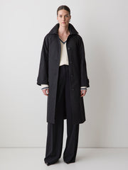 RW&CO Twill Trench Coat with Removable Belt