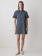 RW&CO Striped Short-Sleeve Polo Dress