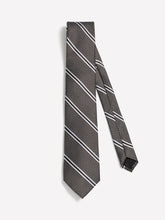 RW&CO Striped Brown Regular Tie