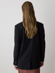 RW&CO Black Relaxed Fit One-Button Blazer