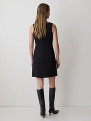 RW&CO Sleeveless Boat-Neck Mini Dress