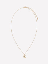 RW&CO Delicate Chain Necklace with Croissant Pendant
