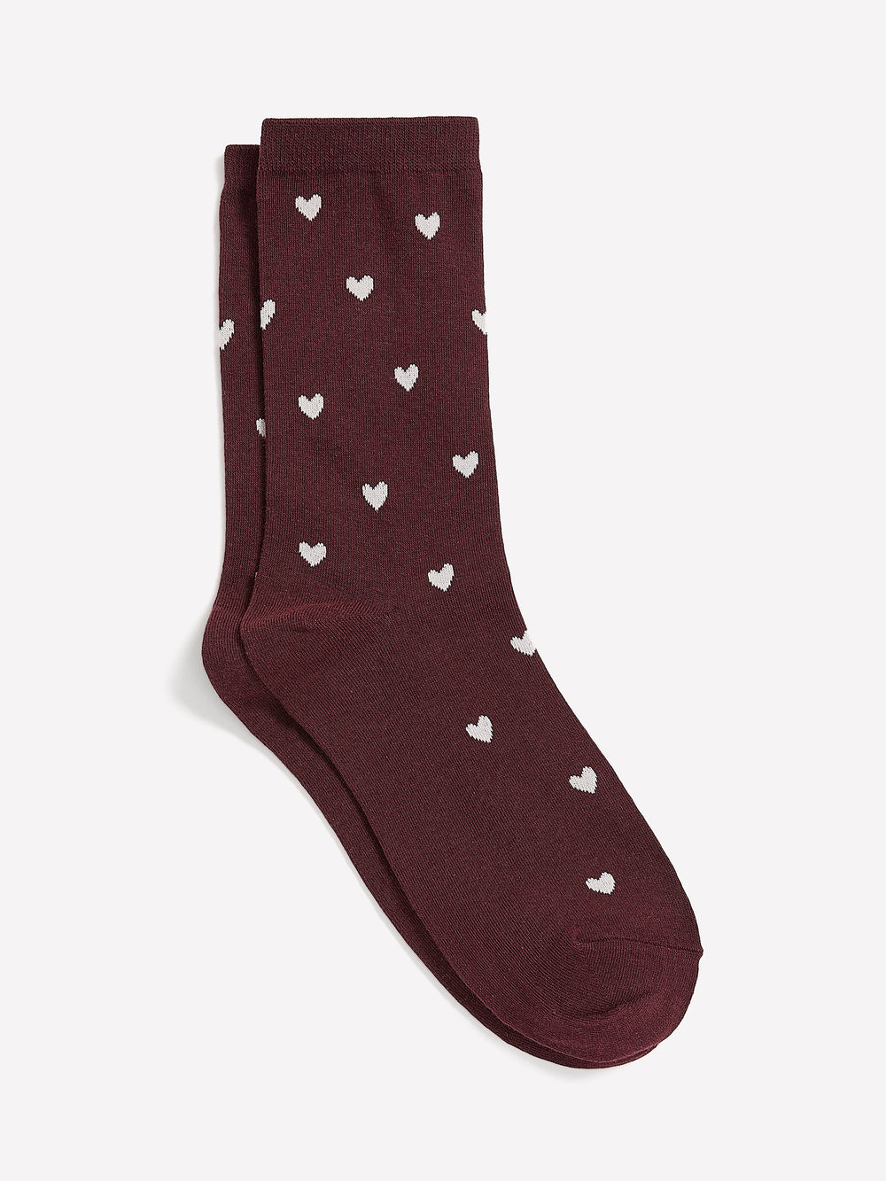 RW&CO Crew Socks with Tiny Hearts