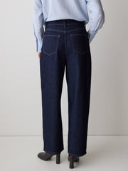 RW&CO High-Rise Barrel Jeans