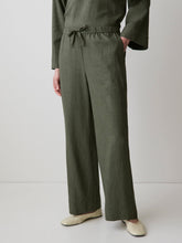 RW&CO Linen Mid-Rise Straight-Leg Pant
