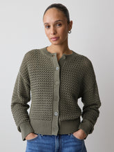 RW&CO Long-Sleeve Open-Stitch Cardigan