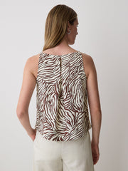 RW&CO Sleeveless Crew-Neck Blouse
