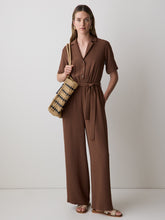 RW&CO Short-Sleeve Wide-Leg Jumpsuit