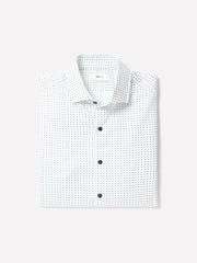 RW&CO Slim Fit Dress Shirt With Micro Geometric Pattern