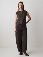 RW&CO Sleeveless Crew-Neck Sweater Vest