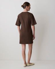 RW&CO Short-Sleeve Crew-Neck Mini Dress
