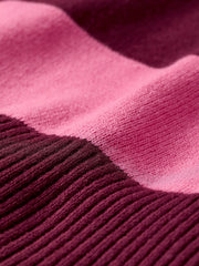 RW&CO Cotton-Merino-Blend V-Neck Rugby Polo Sweater