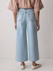 RW&CO High-Rise Wide-Leg Cropped Jeans