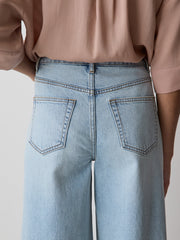 RW&CO High-Rise Wide-Leg Cropped Jeans