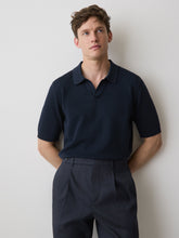 RW&CO Linen-Blend Short-Sleeve Polo