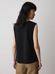 RW&CO Sleeveless Top with Cowl Neckline