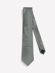 RW&CO Mint Regular Tie with Geometric Pattern