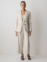 RW&CO Linen-Blend Blazer