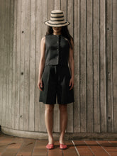 RW&CO Linen-Blend Sleeveless Vest