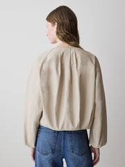 RW&CO Short Twill Jacket with Cinched Waist