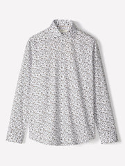 RW&CO Tailored-Fit Dress Shirt with Floral Pattern