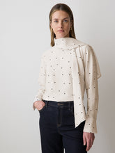 RW&CO Long-Sleeve Popover Blouse with Scarf Neckline