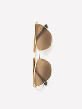 RW&CO Cat Eye Metal Sunglasses