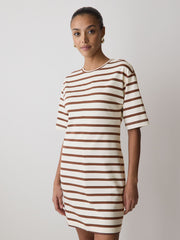 RW&CO Short-Sleeve Crew-Neck Mini Dress