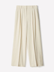 RW&CO Striped High-Rise Wide-Leg Fluid Pant