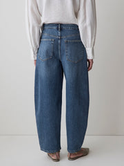 RW&CO High-Rise Barrel Jeans