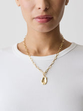RW&CO Stainless Steel Necklace with Organic Pendant