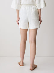 RW&CO Linen Mid-Rise Pull-On Short