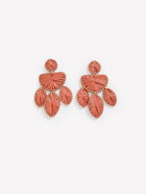 RW&CO Earrings with Raffia Pendants