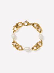 RW&CO Stainless Steel Bracelet with Freshwater Pearls