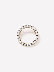 RW&CO Round Broach with Pearls