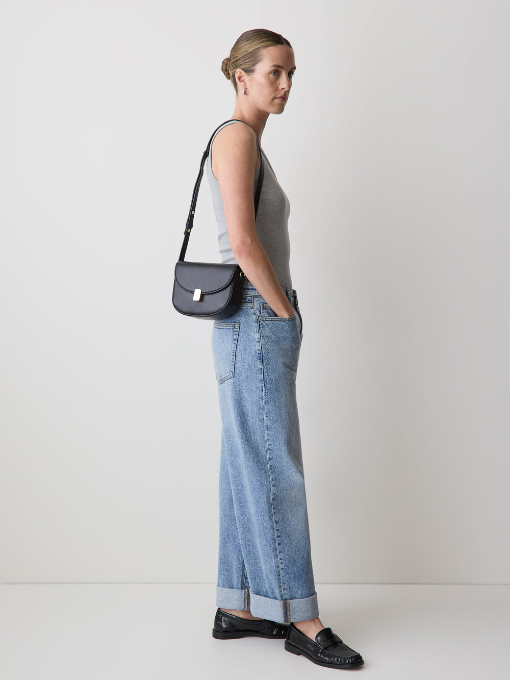 RW&CO Faux Leather Cross-Body Bag