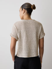 RW&CO Extended-Sleeve Crew-Neck Relaxed-Fit Top