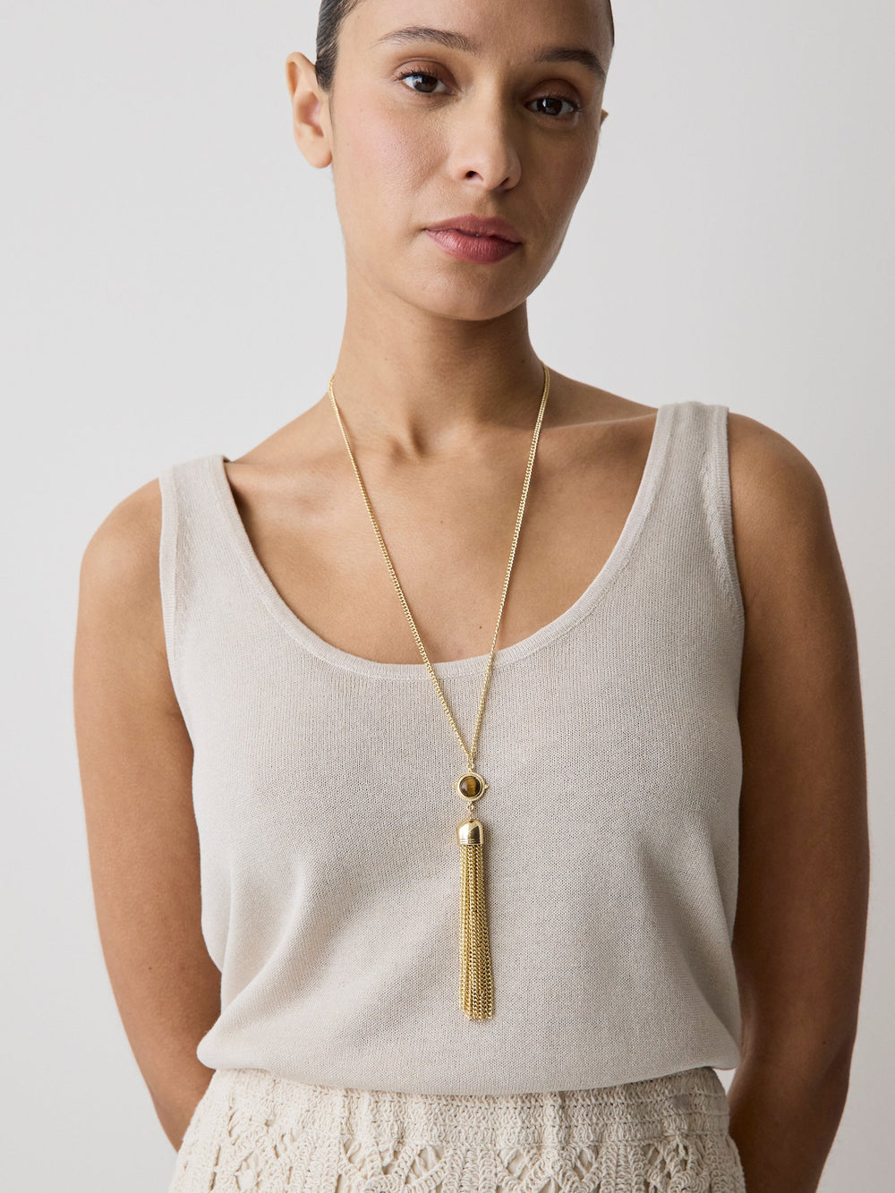RW&CO Long Necklace with Tassel