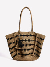 RW&CO Raffia Tote Bag