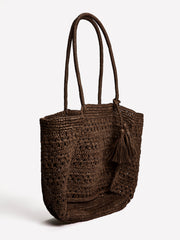 RW&CO Raffia Tote Bag