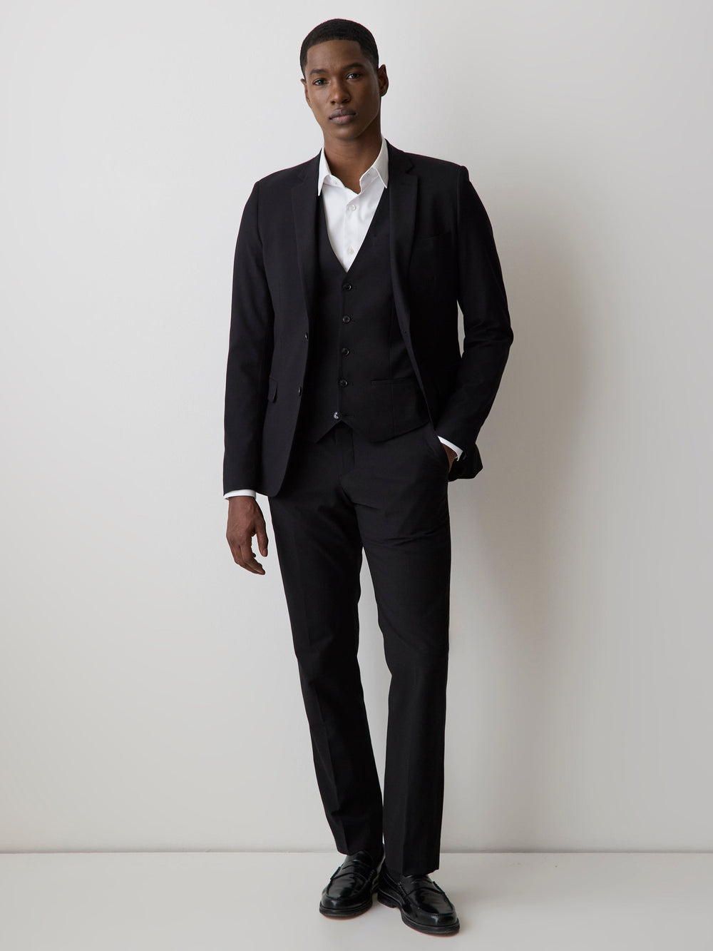RW&CO Wool-Blend Suiting Vest