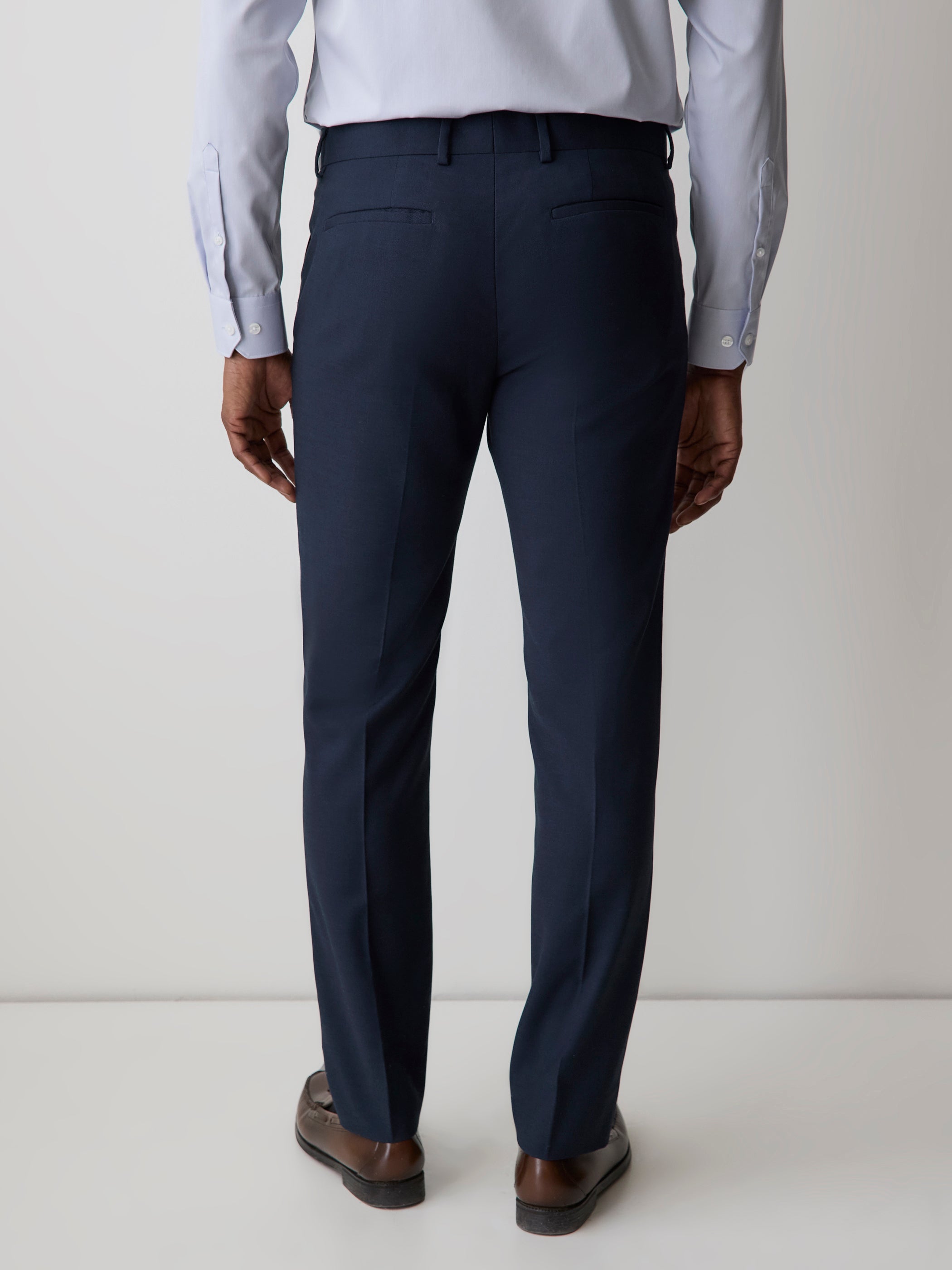 RW&CO Essential Slim Fit Navy Suit Pant