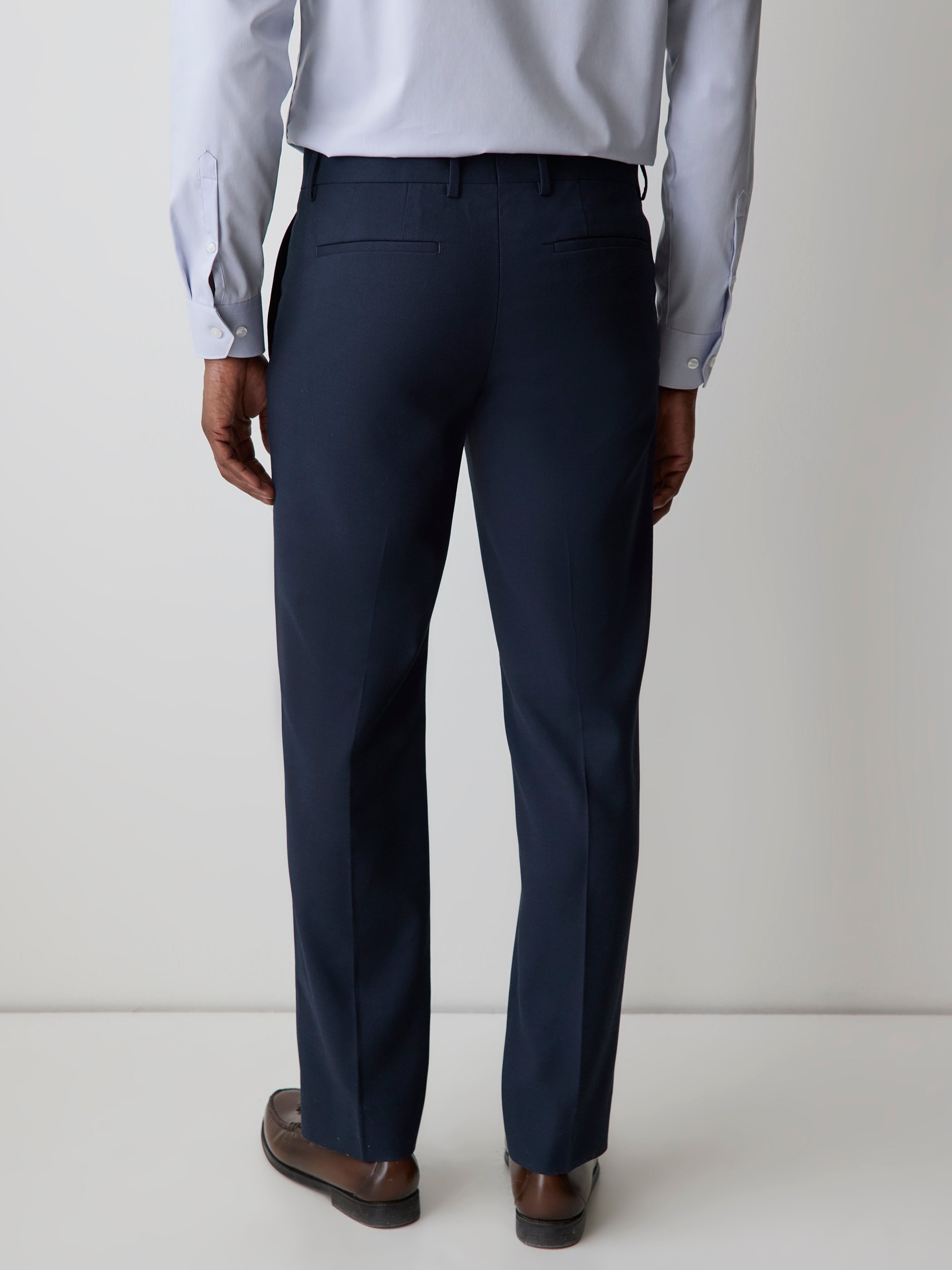 RW&CO Essential Tailored Fit Navy Blue Suit Pant