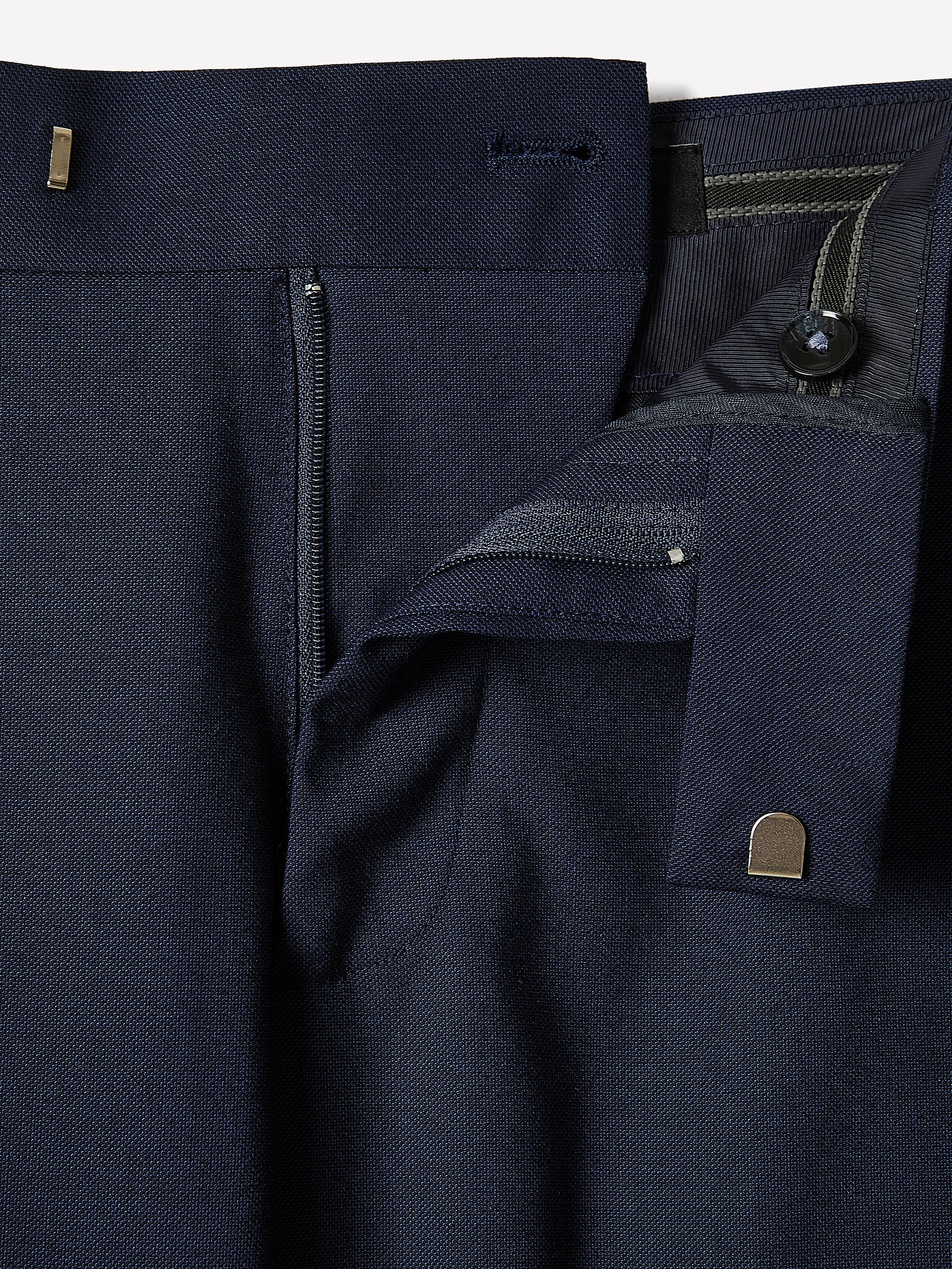 RW&CO Essential Tailored Fit Navy Blue Suit Pant